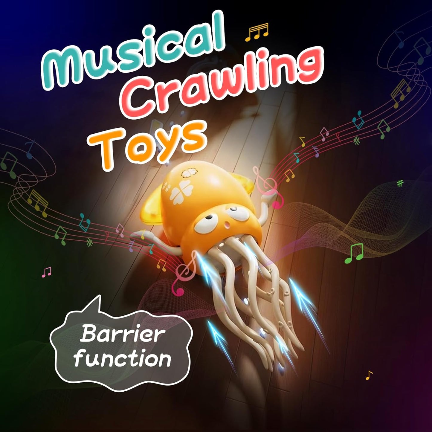 Pulpo Musical Bailarín LED