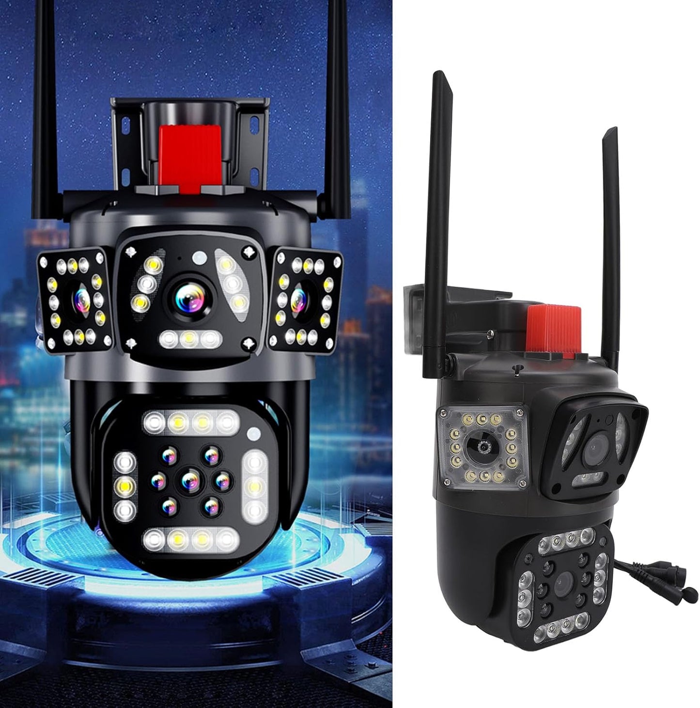 Vigilancia 360 Triple Lente Exterior