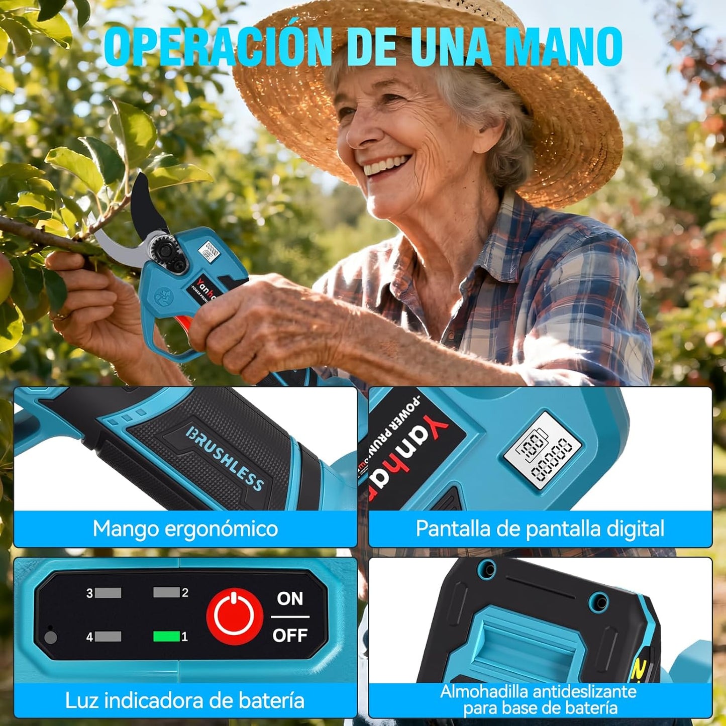 Podadora Eléctrica Pro Verde