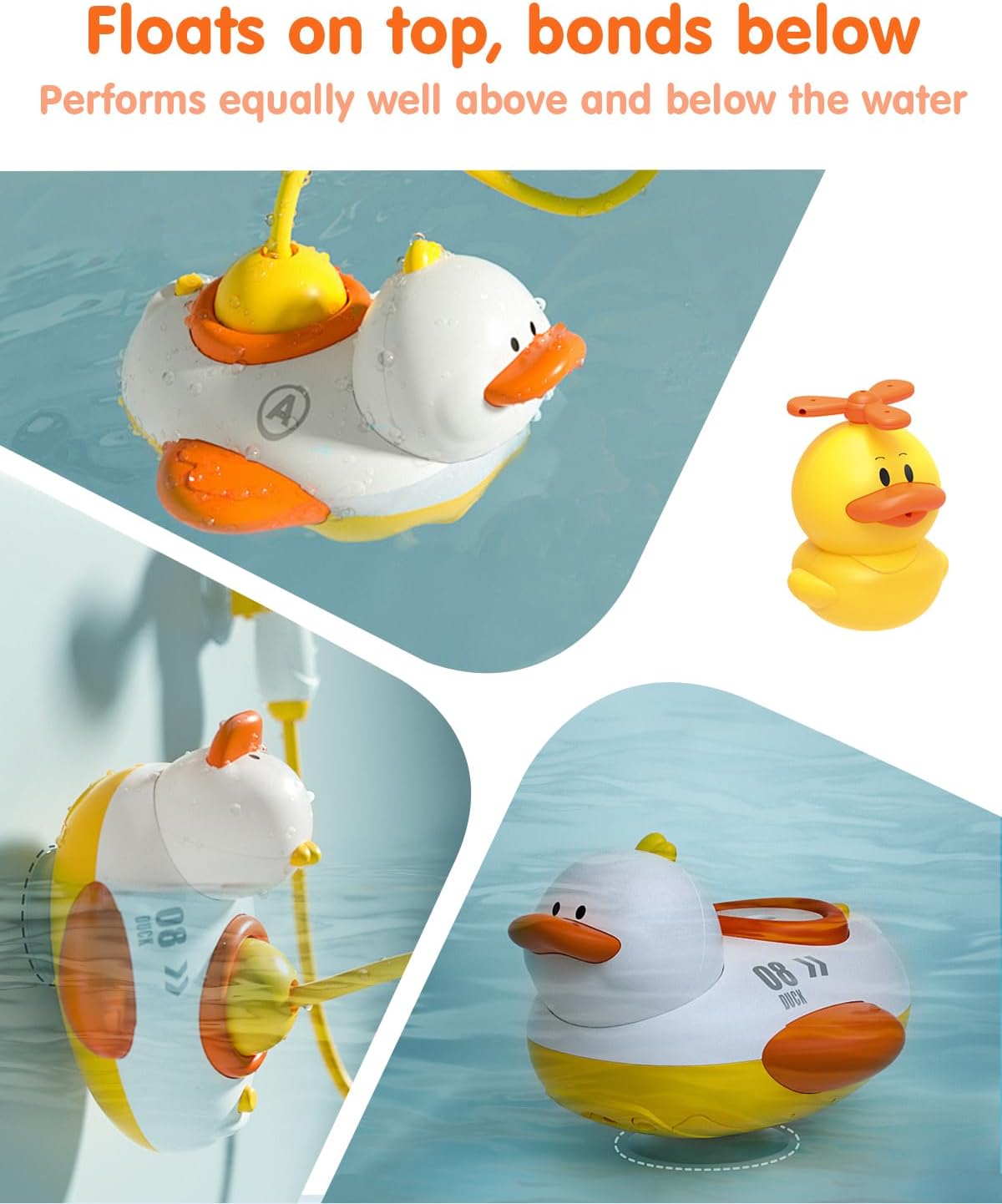 Pato Ducha Infantil Fácil Divertida