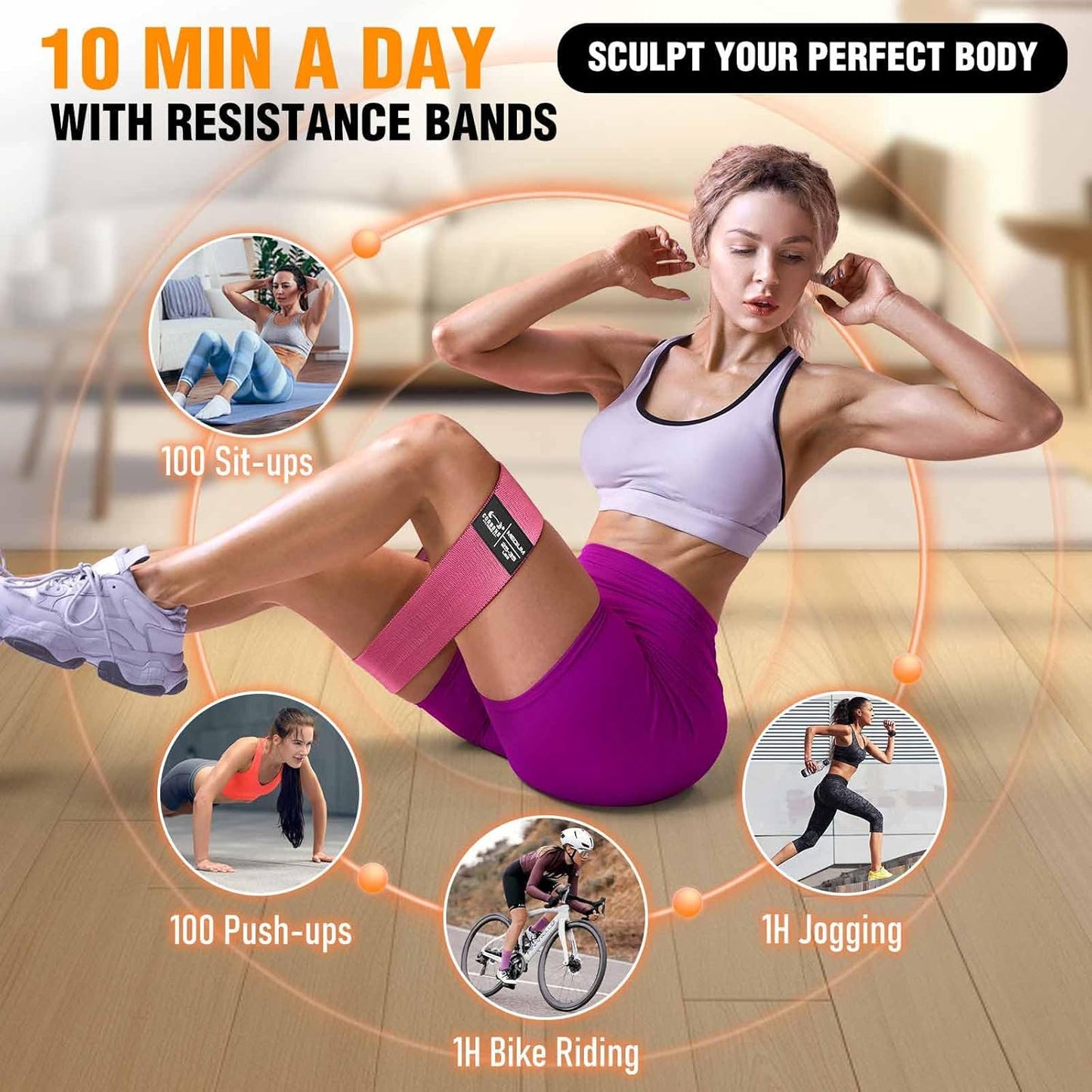 3 Bandas Resistentes de Tela