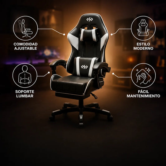 Silla Gamer Ergonómica Ecofurnix