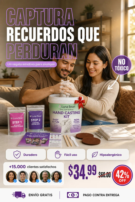 Kit de Molde de Manos y pies familiar